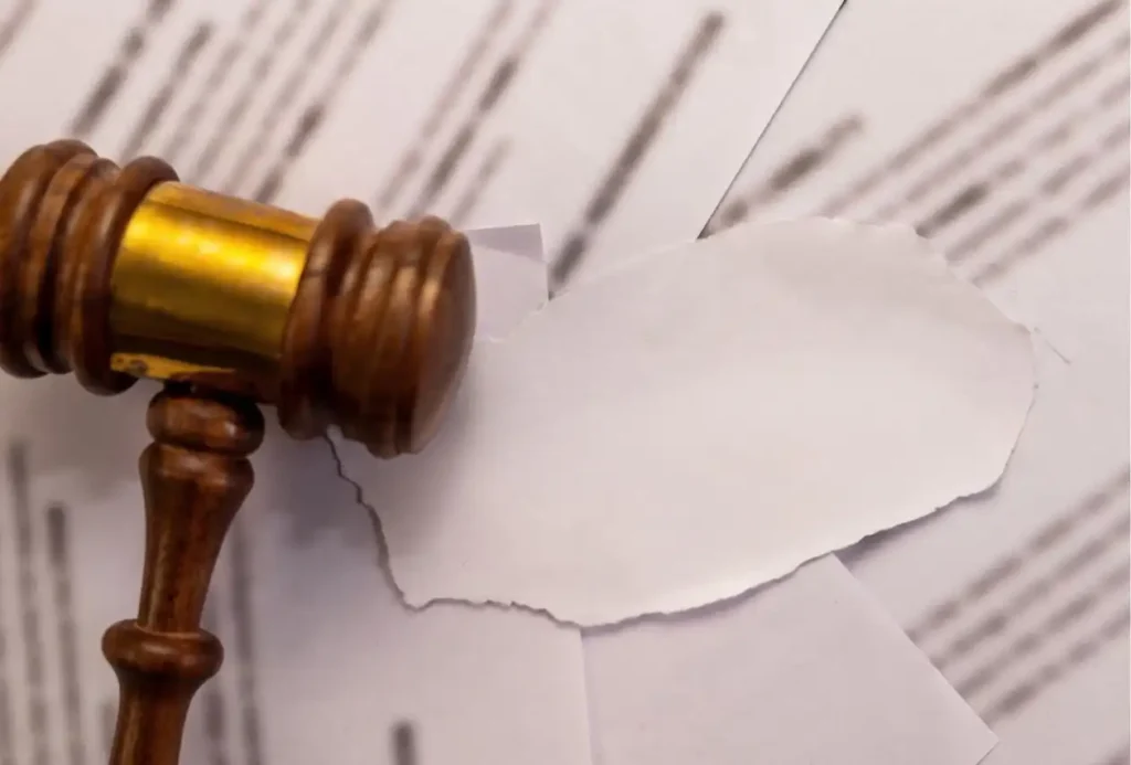 Imagen representativa de la justicia frente al daño y perjuicio
